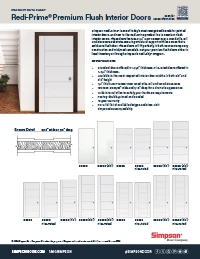 Redi-Prime® Flush Doors